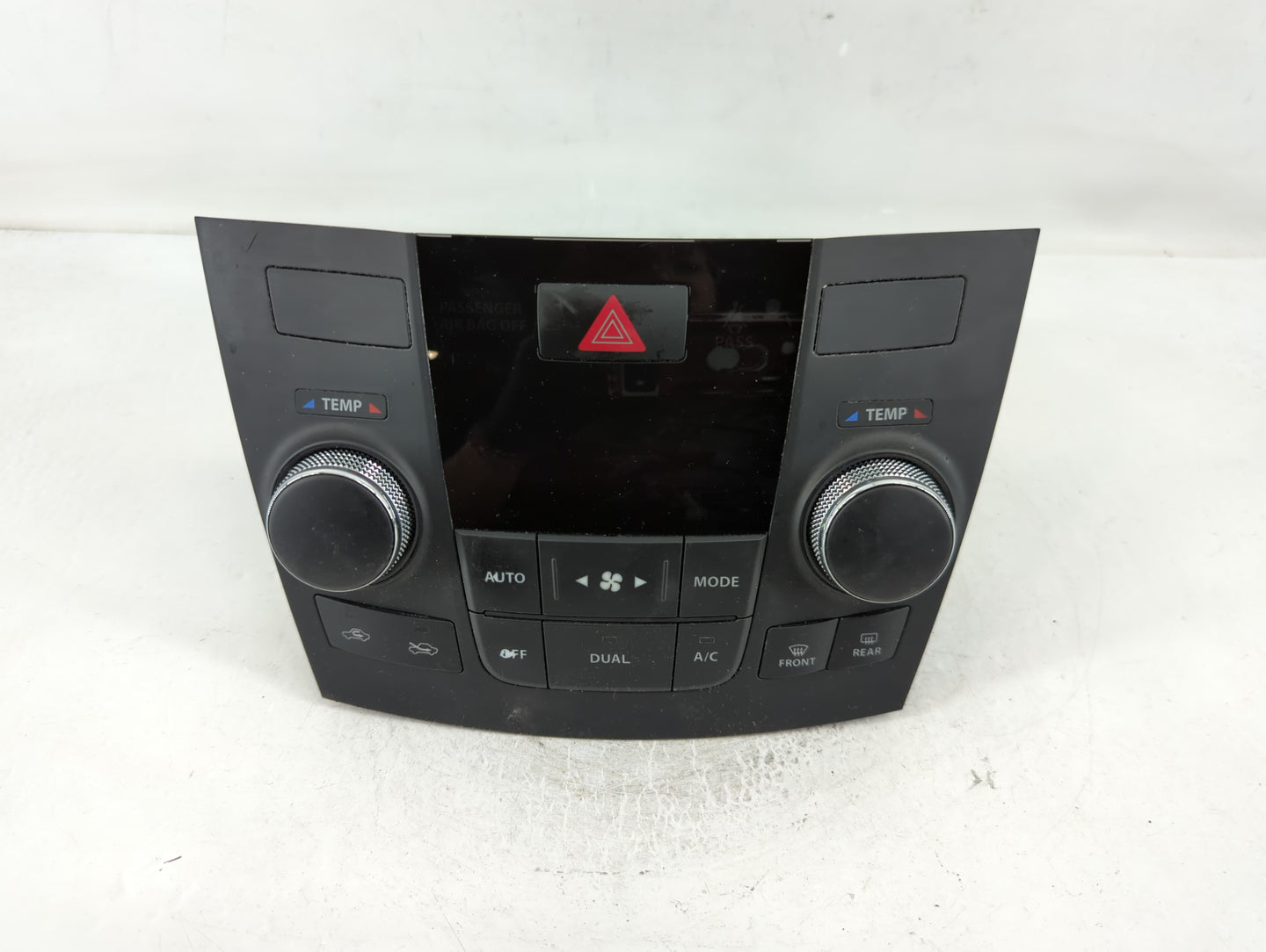 2010-2013 Suzuki Kizashi Climate Control Module Temperature AC/Heater Replacement P/N:39510-57L80 Fits Fits 2010 2011 2012 2013 OEM Used Auto Parts - Oemusedautoparts1.com