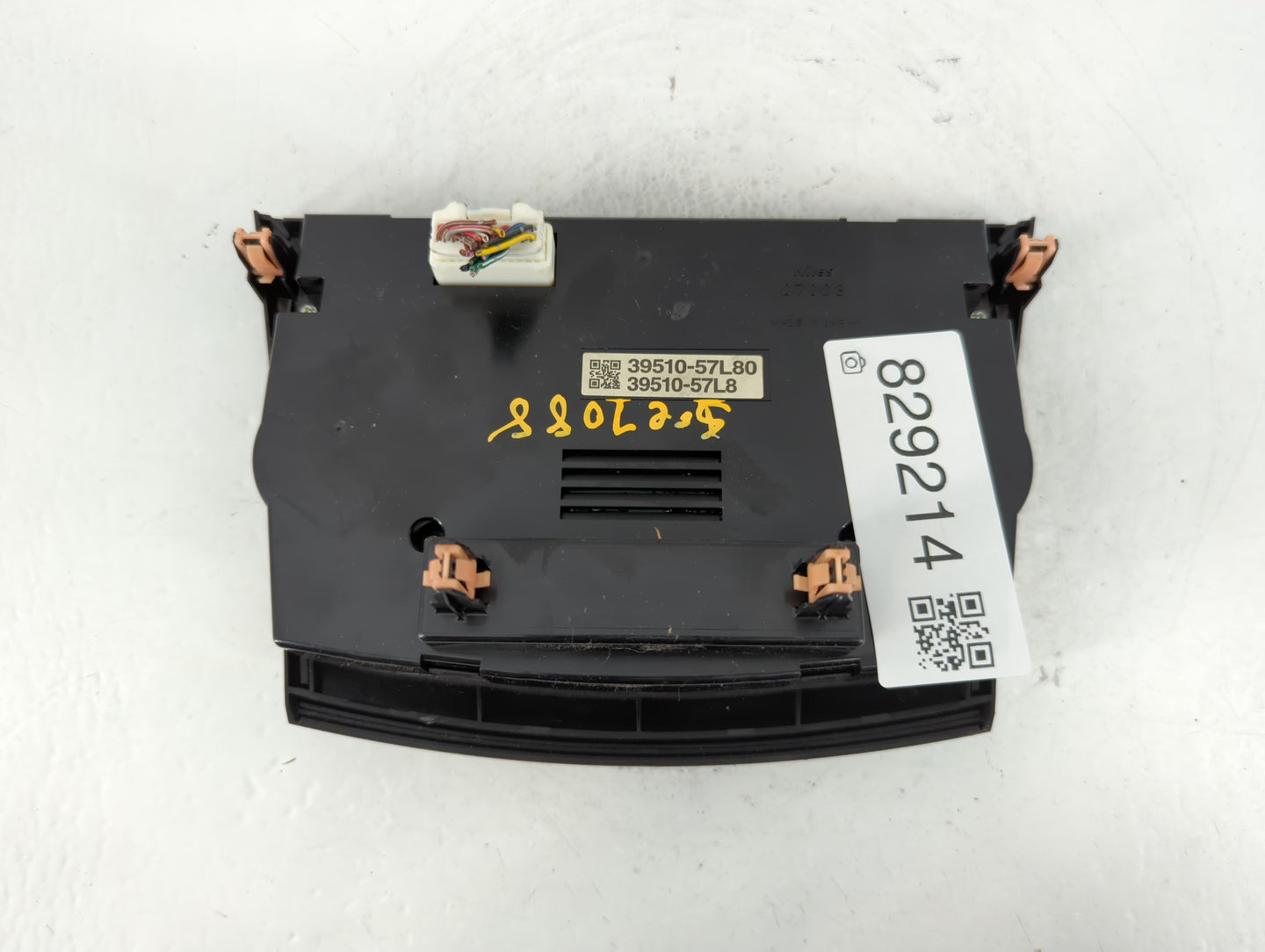 2010-2013 Suzuki Kizashi Climate Control Module Temperature AC/Heater Replacement P/N:39510-57L80 Fits Fits 2010 2011 2012 2013 OEM Used Auto Parts - Oemusedautoparts1.com