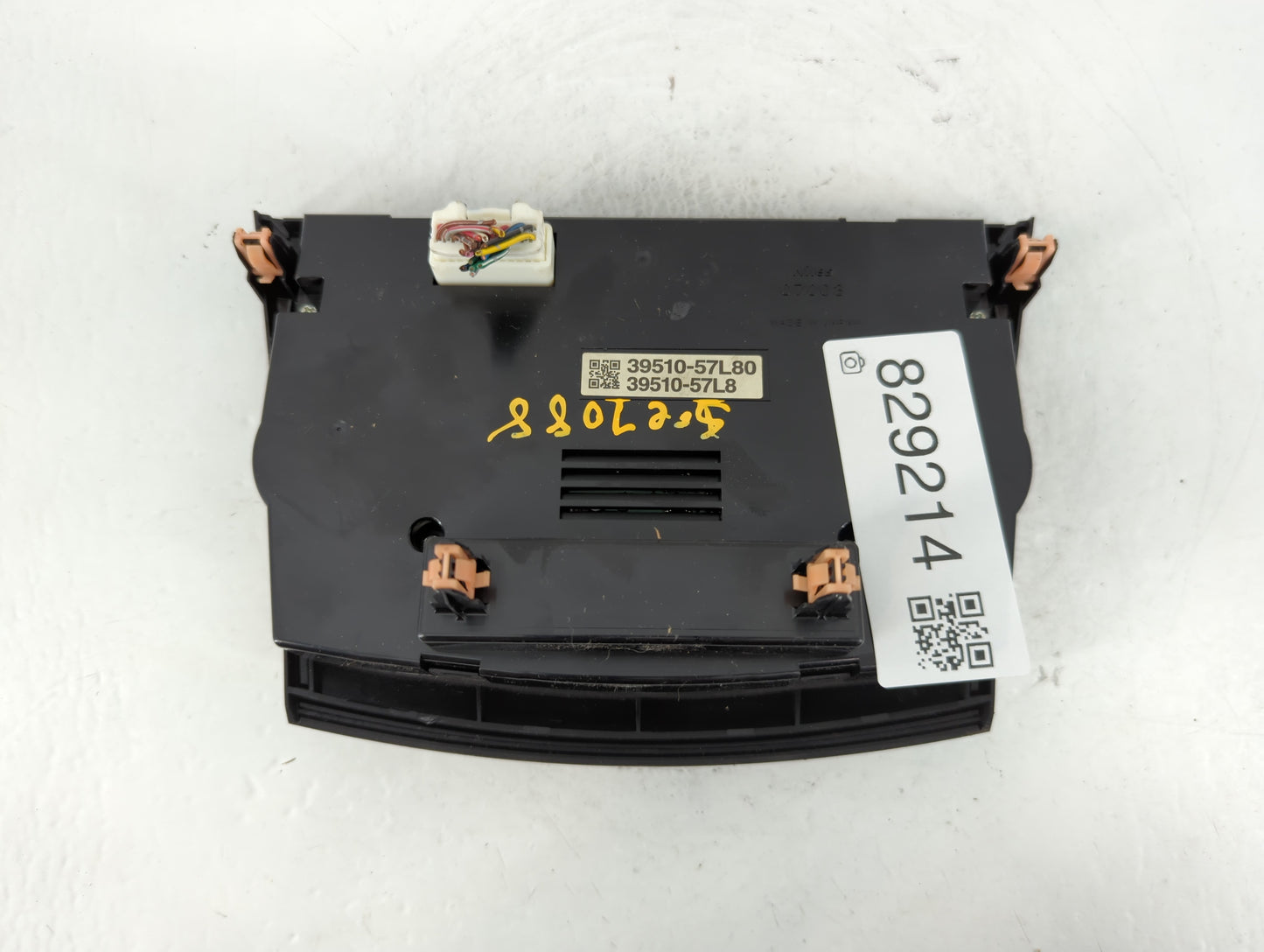 2010-2013 Suzuki Kizashi Climate Control Module Temperature AC/Heater Replacement P/N:39510-57L80 Fits Fits 2010 2011 2012 2013 OEM Used Auto Parts - Oemusedautoparts1.com