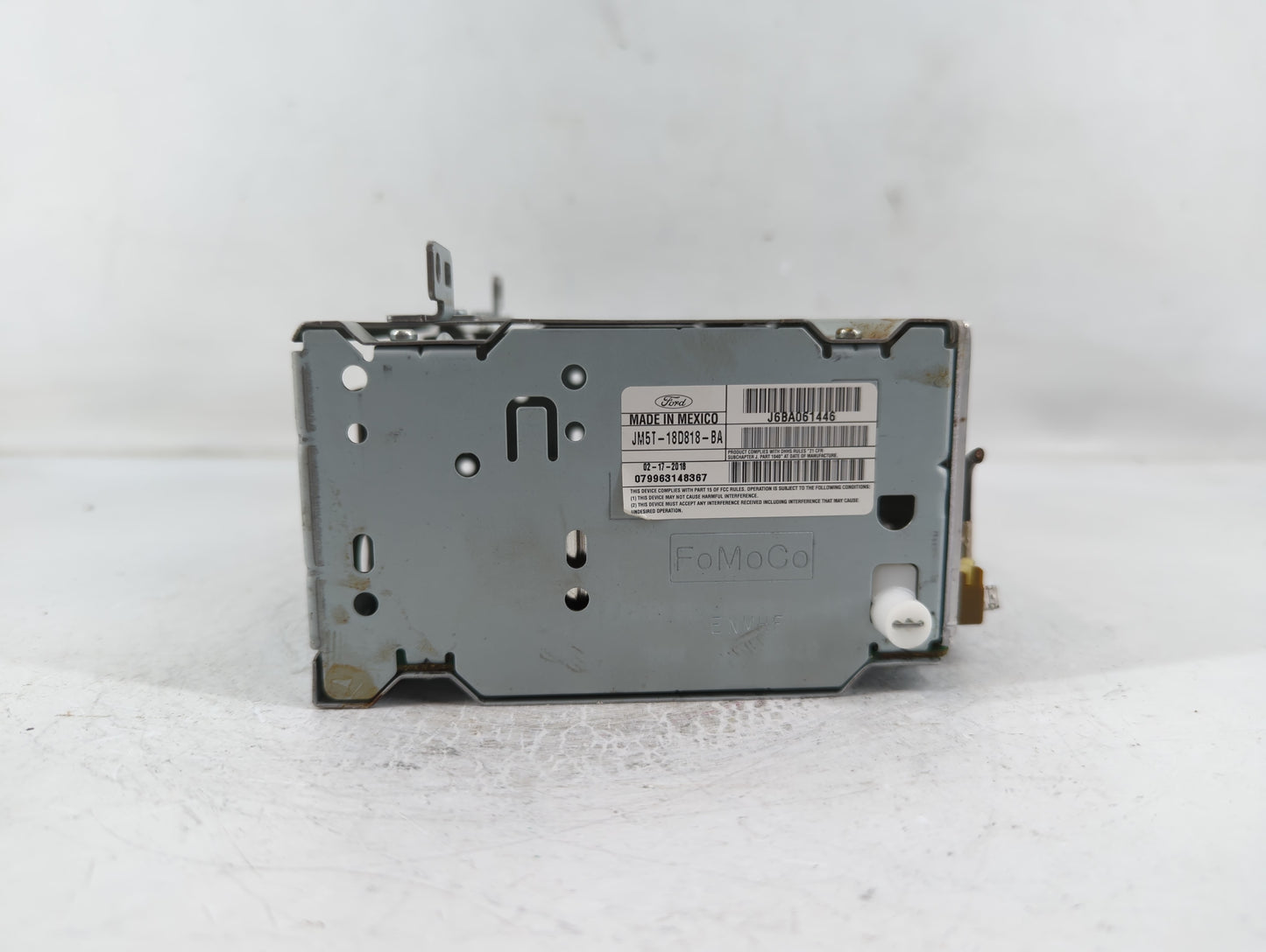 2018 Ford Focus Radio AM FM Cd Player Receiver Replacement P/N:JM5T-18D818-BA Fits OEM Used Auto Parts - Oemusedautoparts1.com