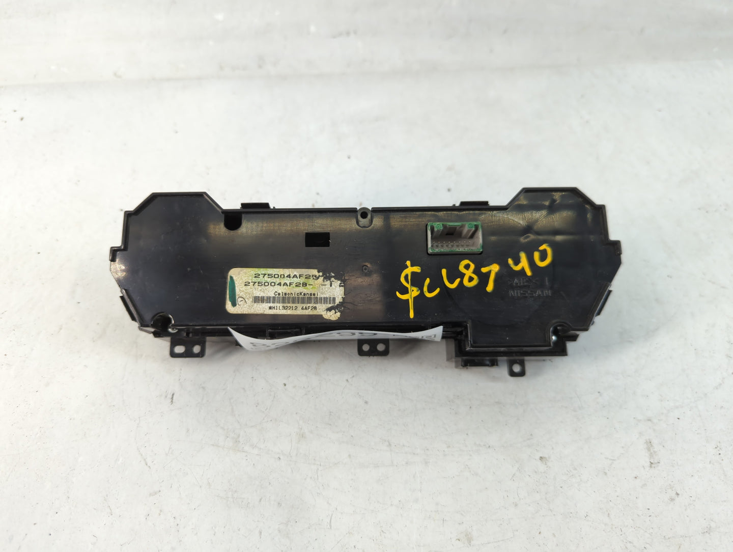 2017-2019 Nissan Sentra Climate Control Module Temperature AC/Heater Replacement P/N:275004AF2B Fits Fits 2017 2018 2019 OEM Used Auto Parts - Oemusedautoparts1.com