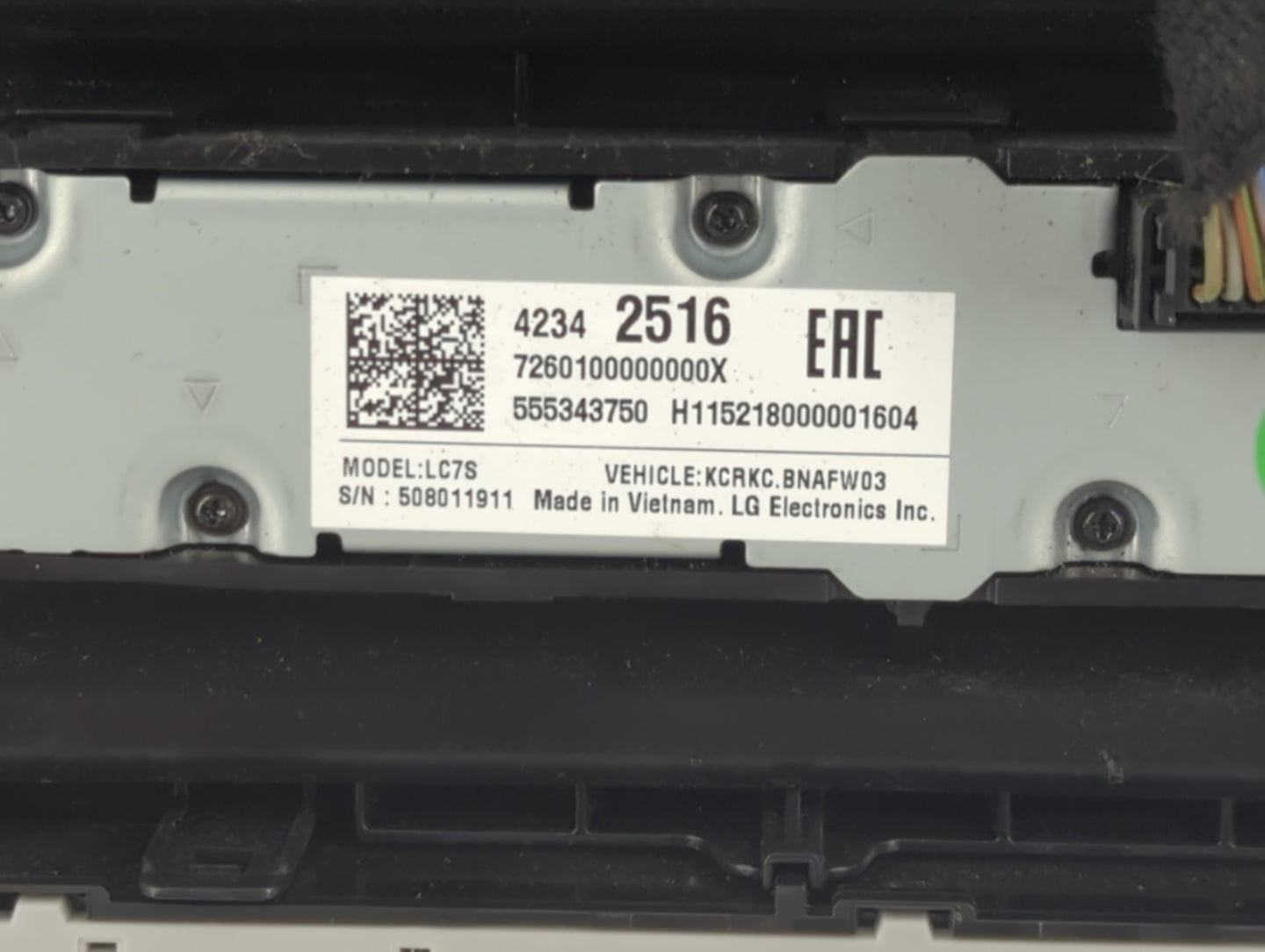 2016 Gmc Sierra 1500 Radio AM FM Cd Player Receiver Replacement P/N:42342510 42342516 Fits OEM Used Auto Parts - Oemusedautoparts1.com