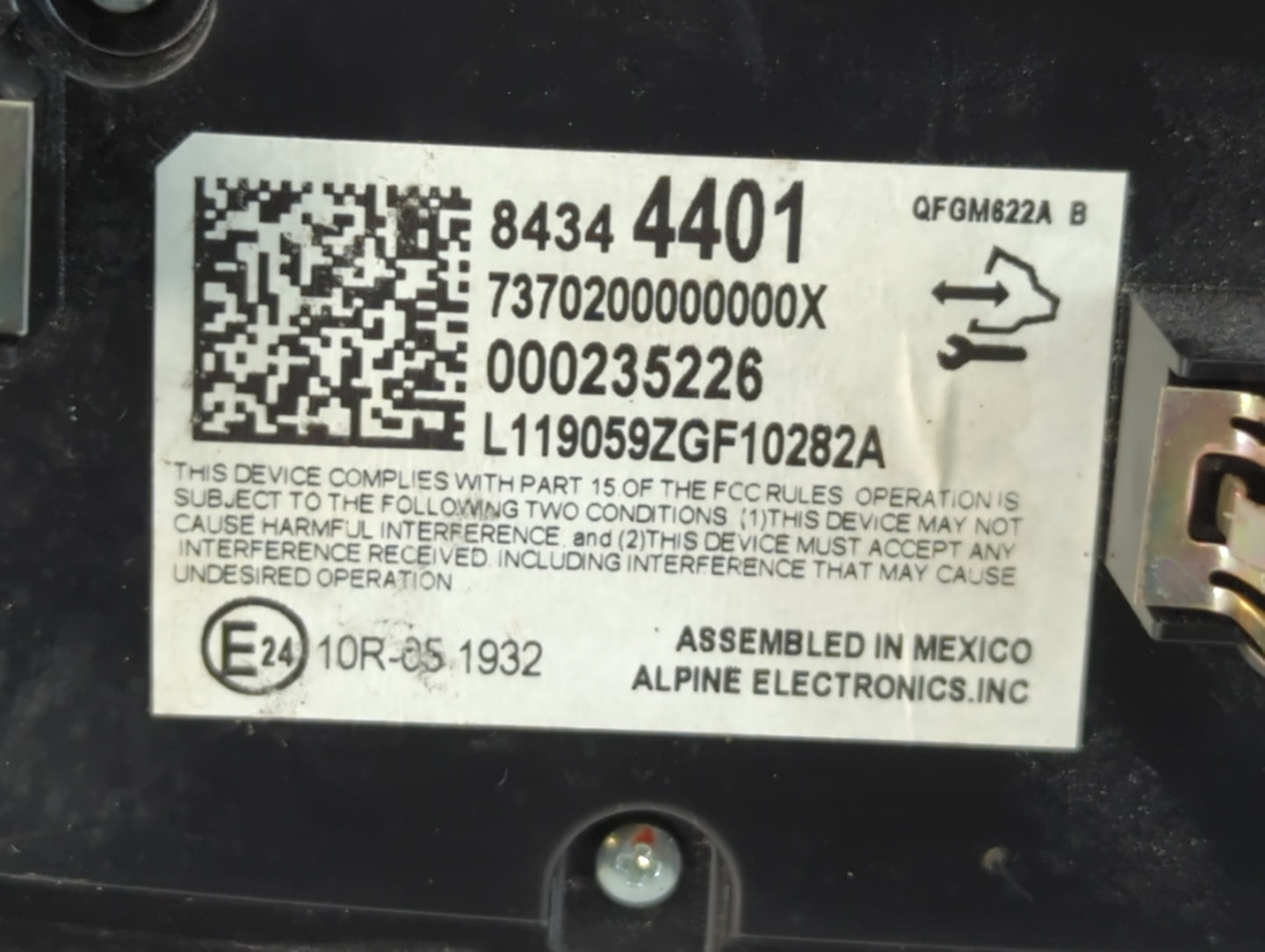 2018-2022 Chevrolet Traverse Climate Control Module Temperature AC/Heater Replacement P/N:84344401 Fits OEM Used Auto Parts - Oemusedautoparts1.com