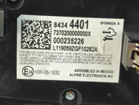 2018-2022 Chevrolet Traverse Climate Control Module Temperature AC/Heater Replacement P/N:84344401 Fits OEM Used Auto Parts - Oemusedautoparts1.com