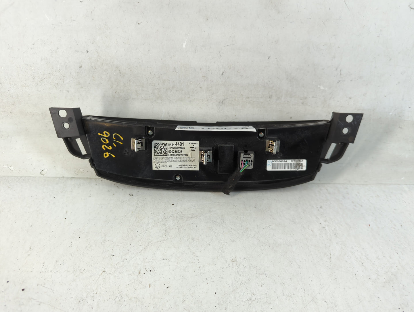 2018-2022 Chevrolet Traverse Climate Control Module Temperature AC/Heater Replacement P/N:84344401 Fits OEM Used Auto Parts - Oemusedautoparts1.com