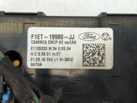 2015-2018 Ford Focus Climate Control Module Temperature AC/Heater Replacement P/N:F1ET-19980-JJ Fits Fits 2015 2016 2017 2018 OEM Used Auto Parts - Oemusedautoparts1.com