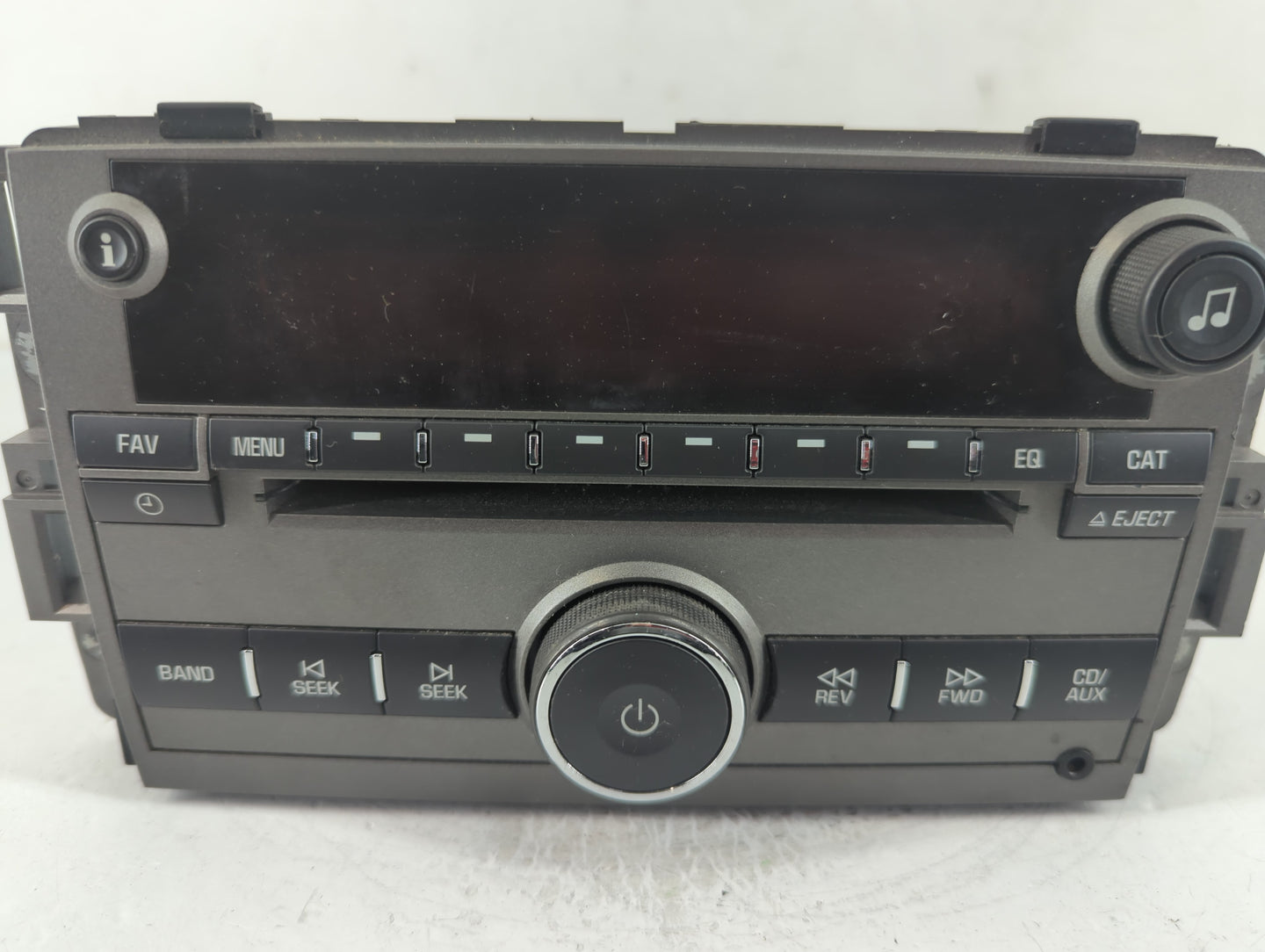 2008 Saturn Vue Radio AM FM Cd Player Receiver Replacement P/N:25956992 Fits OEM Used Auto Parts - Oemusedautoparts1.com