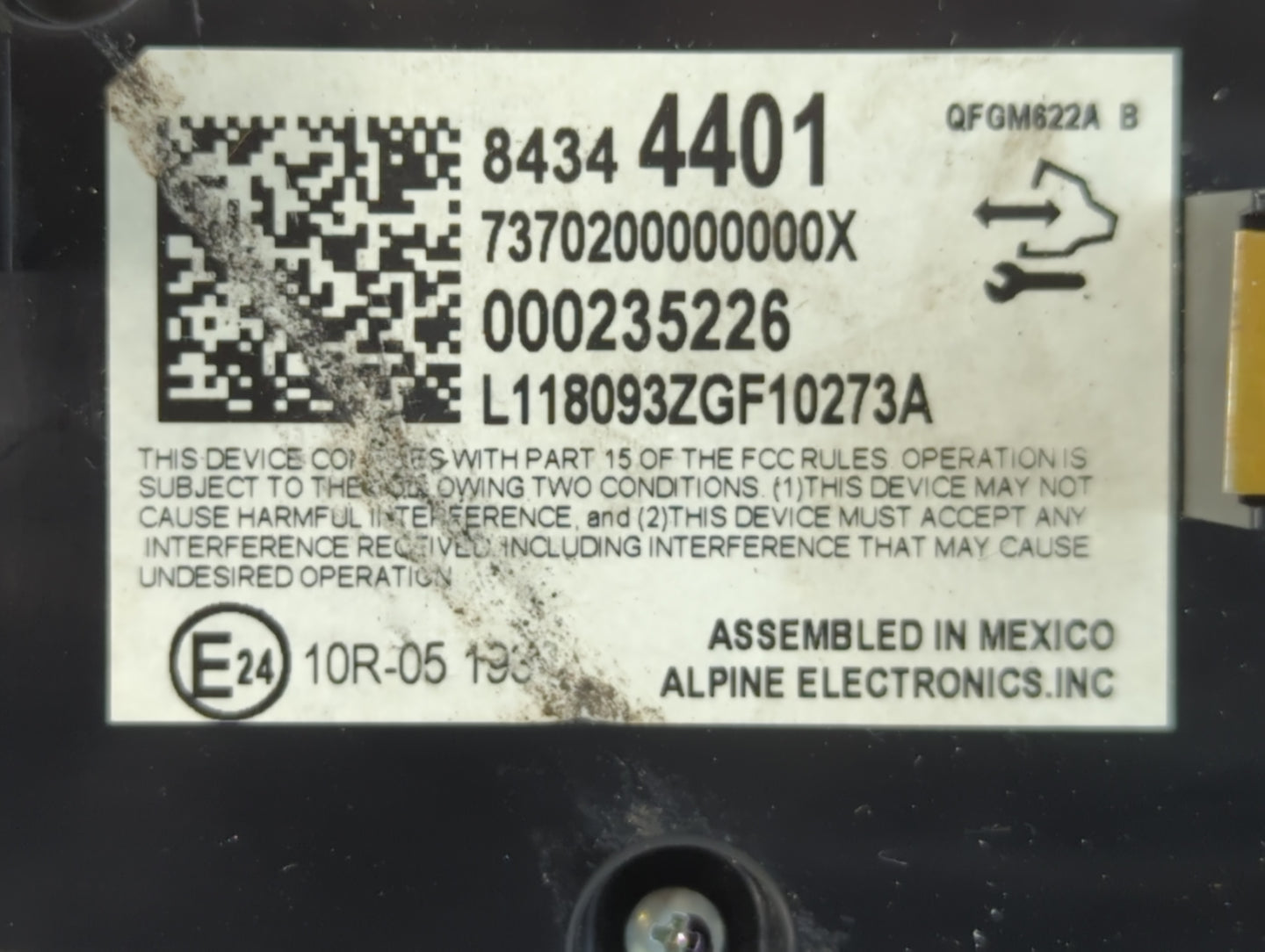 2018-2022 Chevrolet Traverse Climate Control Module Temperature AC/Heater Replacement P/N:84344401 Fits OEM Used Auto Parts - Oemusedautoparts1.com