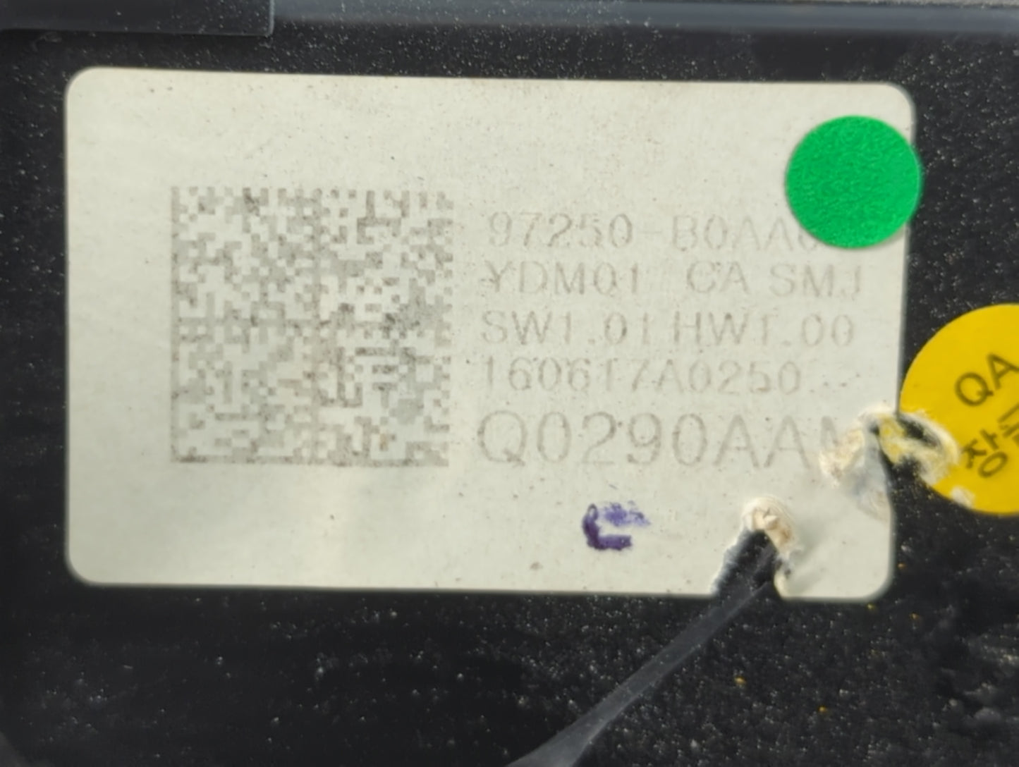 2017-2018 Kia Forte Climate Control Module Temperature AC/Heater Replacement P/N:97250-B0AA0 Fits Fits 2017 2018 OEM Used Auto Parts - Oemusedautoparts1.com