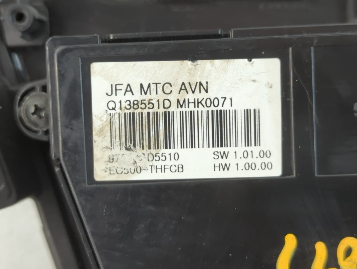 2016-2018 Kia Optima Climate Control Module Temperature AC/Heater Replacement P/N:97250-D5510 Fits Fits 2016 2017 2018 OEM Used Auto Parts - Oemusedautoparts1.com