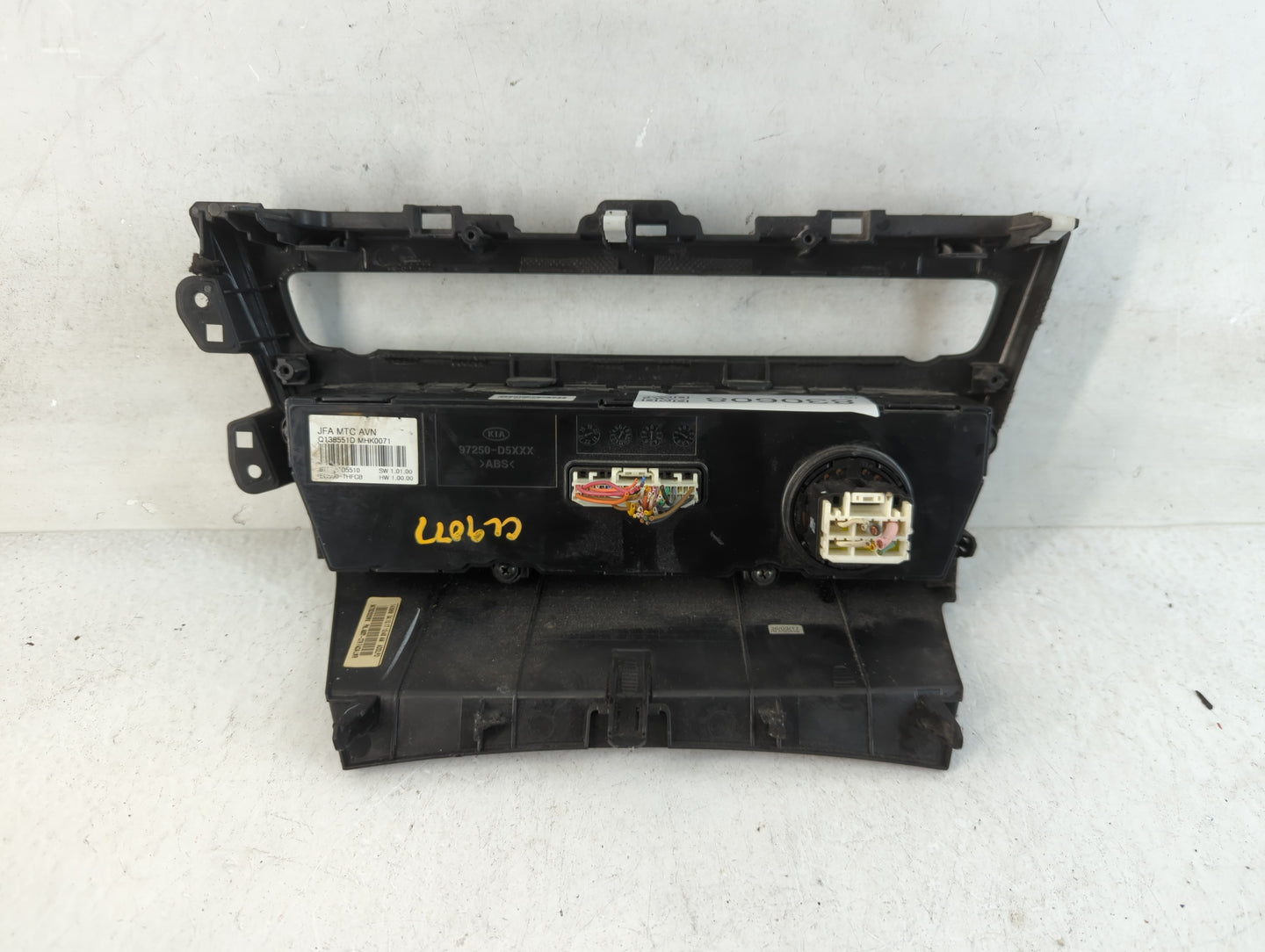 2016-2018 Kia Optima Climate Control Module Temperature AC/Heater Replacement P/N:97250-D5510 Fits Fits 2016 2017 2018 OEM Used Auto Parts - Oemusedautoparts1.com