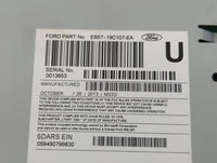 2014 Ford Explorer Radio AM FM Cd Player Receiver Replacement P/N:EB5T-19C107-EA Fits OEM Used Auto Parts - Oemusedautoparts1.com