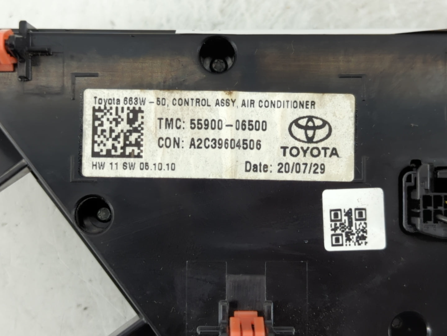 2018-2022 Toyota Camry Climate Control Module Temperature AC/Heater Replacement P/N:55900-06500 Fits Fits 2018 2019 2020 2021 2022 OEM Used Auto Parts - Oemusedautoparts1.com