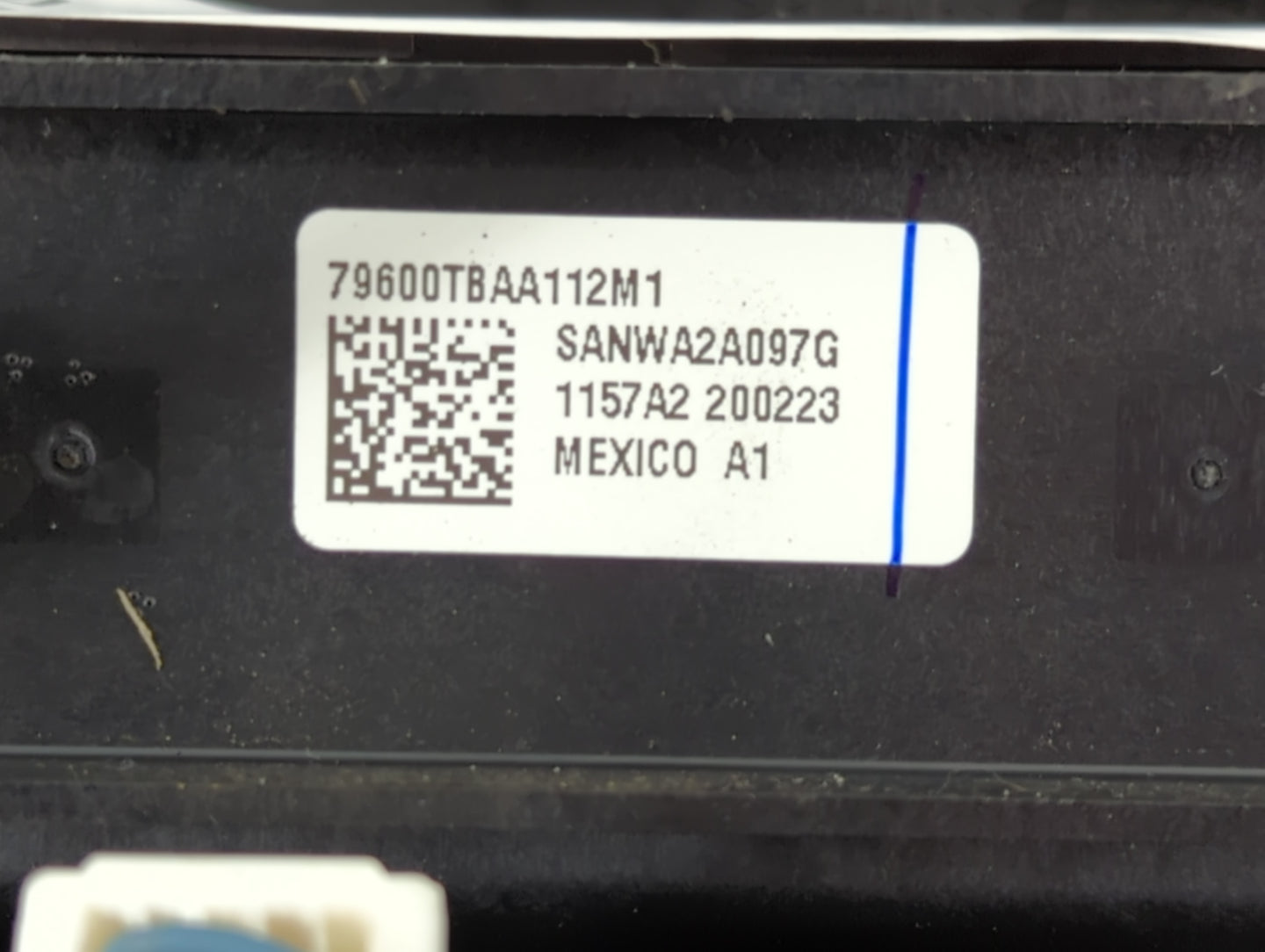 2016-2021 Honda Civic Climate Control Module Temperature AC/Heater Replacement P/N:1157A2 200223 Fits OEM Used Auto Parts - Oemusedautoparts1.com
