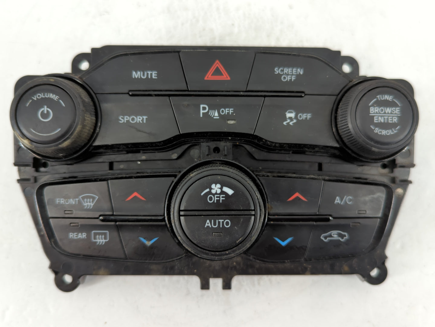 2017 Dodge Challenger Climate Control Module Temperature AC/Heater Replacement P/N:HH665656 3354380, 5PG682XGAE Fits OEM Used Auto Parts - Oemusedautoparts1.com