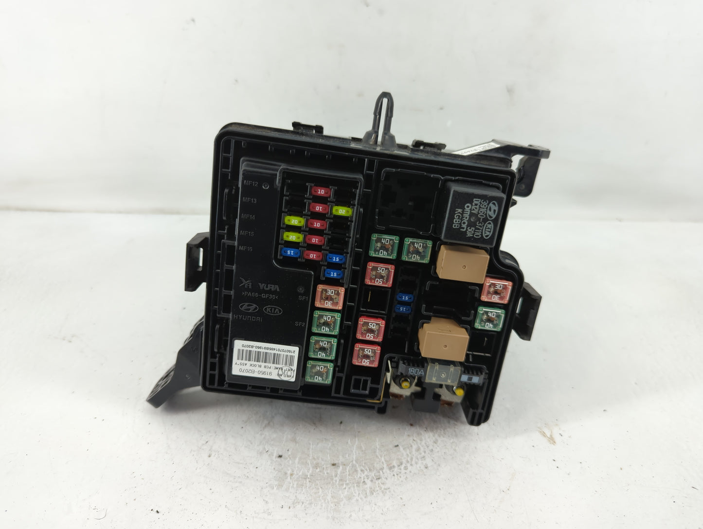 2016 Kia Soul Fusebox Fuse Box Panel Relay Module P/N:91950-B2280 Fits OEM Used Auto Parts - Oemusedautoparts1.com