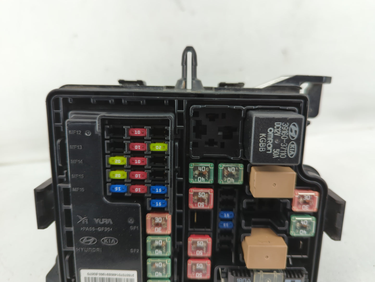 2016 Kia Soul Fusebox Fuse Box Panel Relay Module P/N:91950-B2280 Fits OEM Used Auto Parts - Oemusedautoparts1.com
