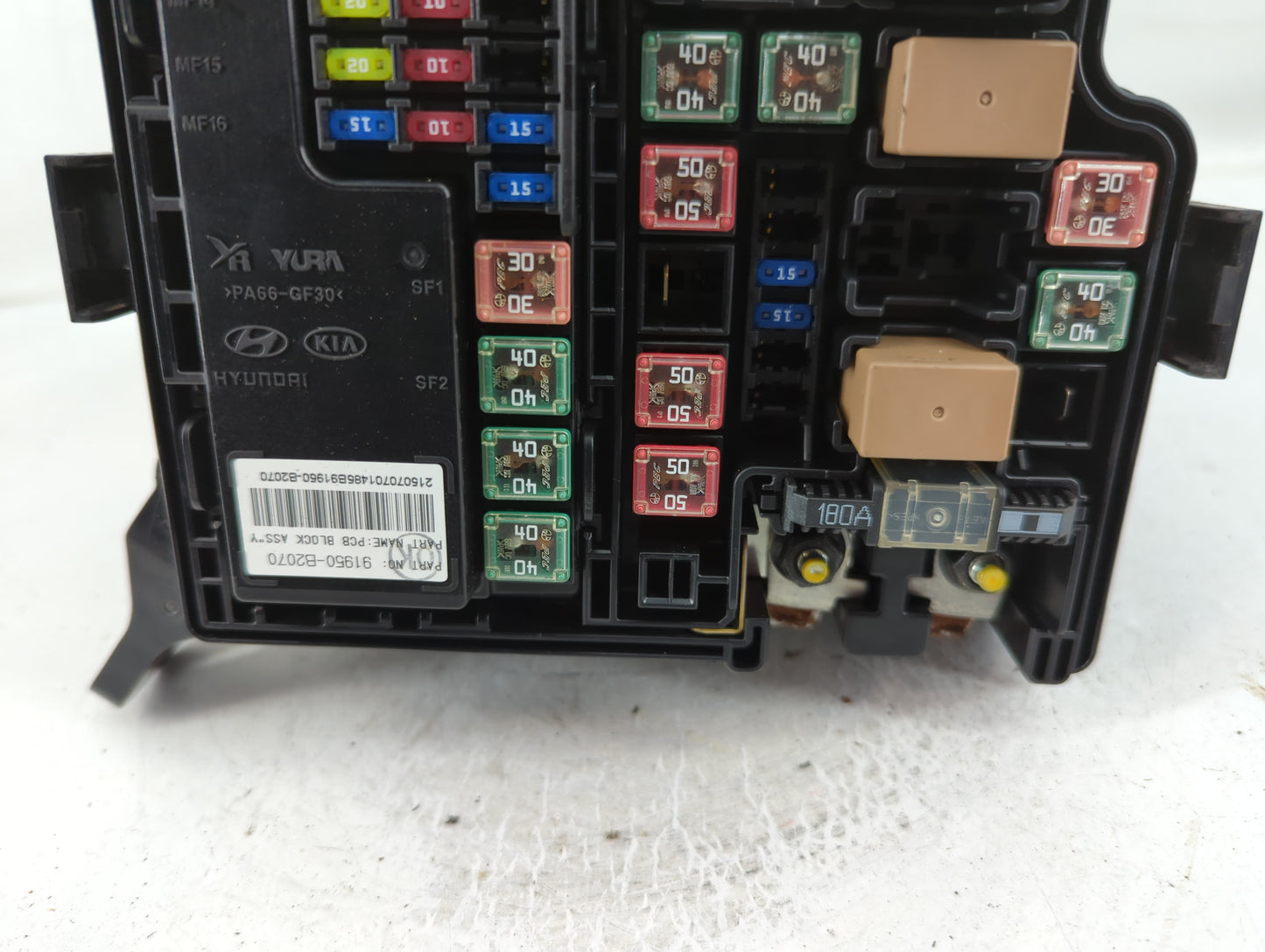 2016 Kia Soul Fusebox Fuse Box Panel Relay Module P/N:91950-B2280 Fits OEM Used Auto Parts - Oemusedautoparts1.com