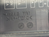 2006-2009 Suzuki Grand Vitara Fusebox Fuse Box Panel Relay Module P/N:8942 YA1 PP-TD10 Fits Fits 2006 2007 2008 2009 OEM Used Auto Parts - Oemusedautoparts1.com