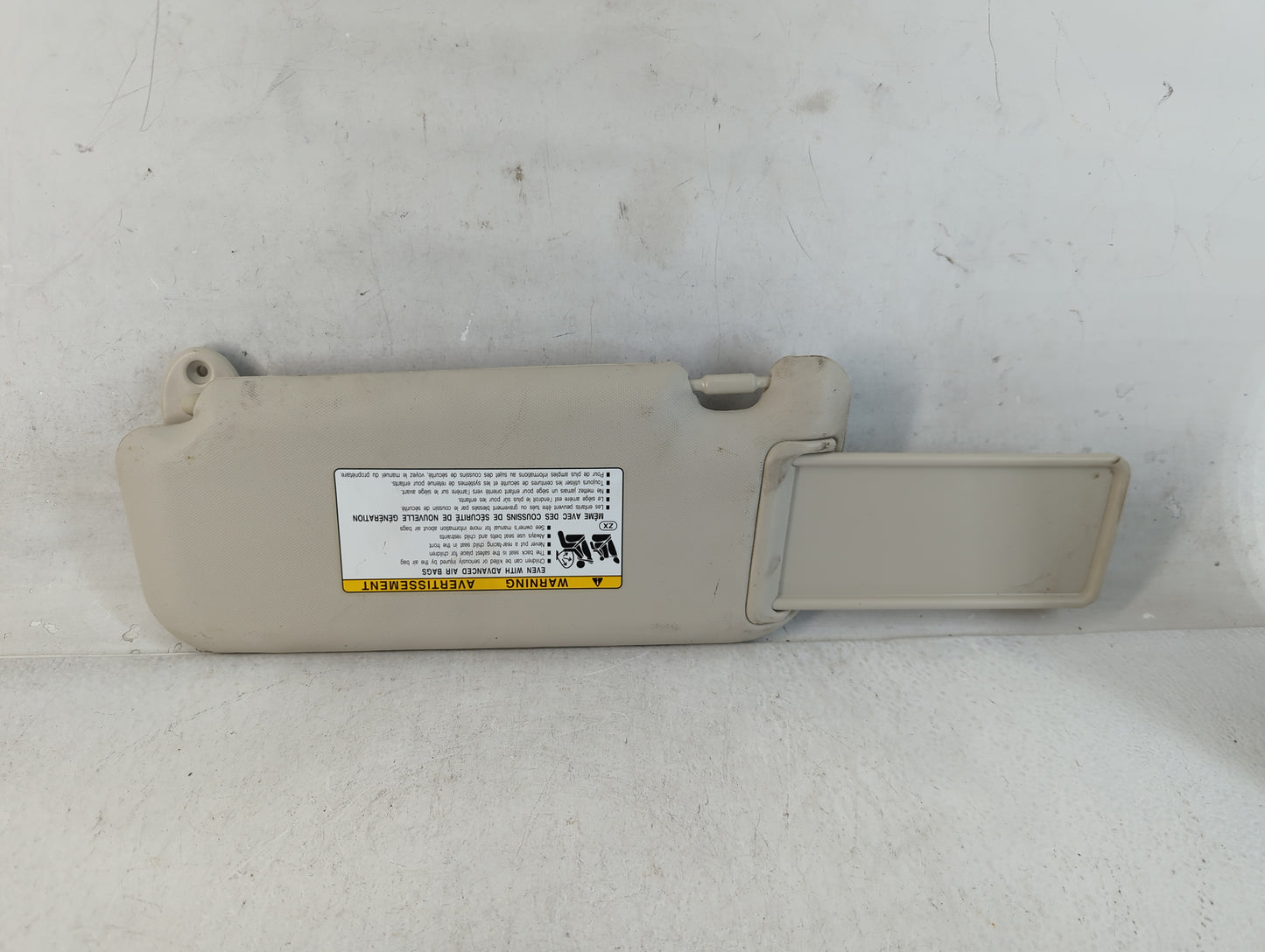 2023 Toyota Corolla Sun Visor Shade Replacement Passenger Right Mirror Fits OEM Used Auto Parts - Oemusedautoparts1.com