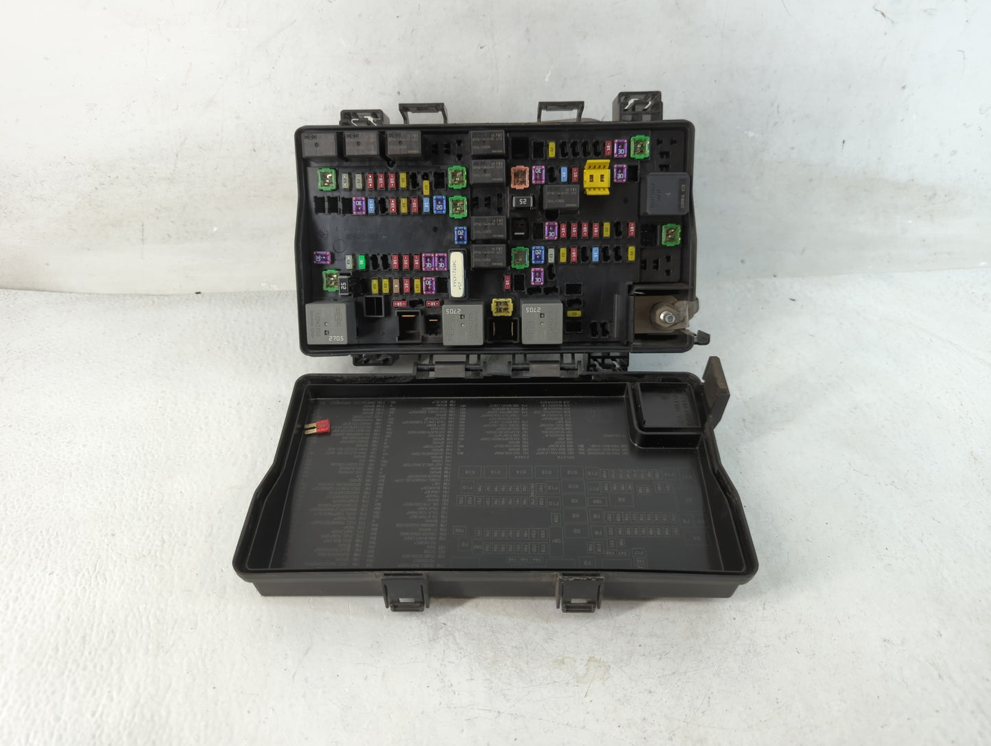 2016 Dodge Ram 1500 Fusebox Fuse Box Panel Relay Module P/N:68322371AD Fits OEM Used Auto Parts - Oemusedautoparts1.com