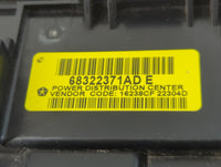 2016 Dodge Ram 1500 Fusebox Fuse Box Panel Relay Module P/N:68322371AD Fits OEM Used Auto Parts - Oemusedautoparts1.com