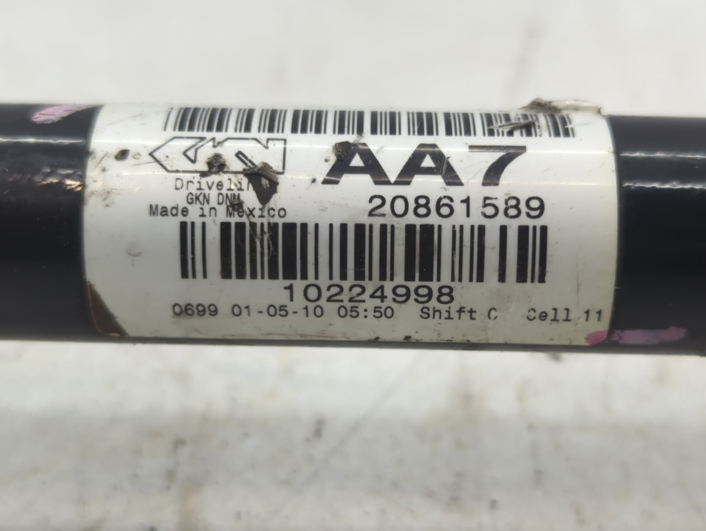 2010-2011 Cadillac Srx Axle Shaft Front Driver Cv C/v - Oemusedautoparts1.com