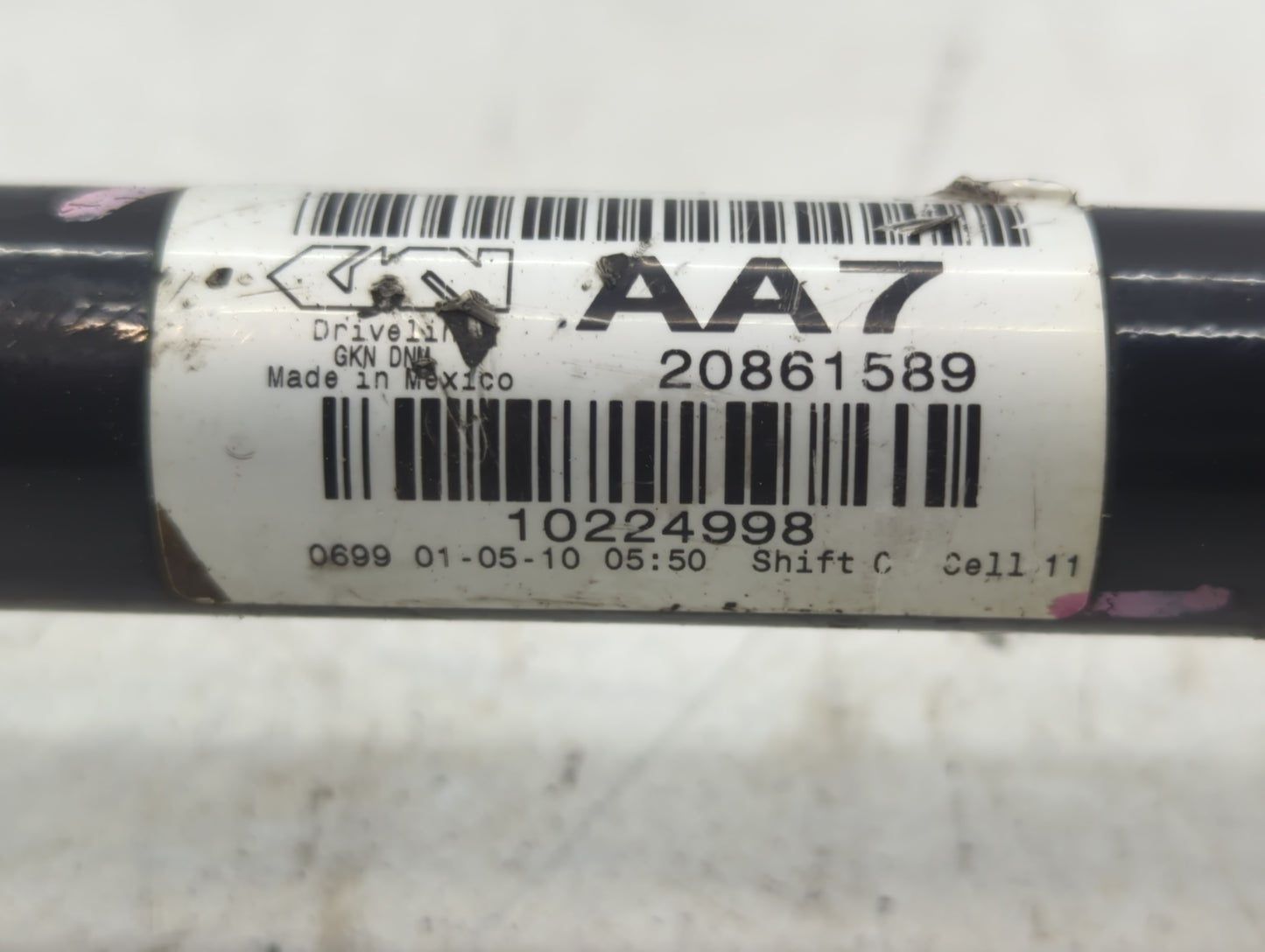 2010-2011 Cadillac Srx Axle Shaft Front Driver Cv C/v - Oemusedautoparts1.com