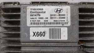 2011-2014 Hyundai Sonata PCM Engine Control Computer ECU ECM PCU OEM P/N:39101-2G678 39101-2G660 Fits Fits 2011 2012 2013 2014 OEM Used Auto Parts - Oemusedautoparts1.com