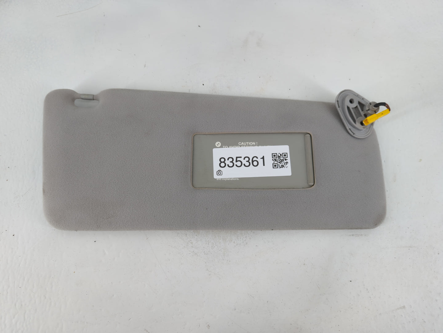 1995 Bmw 750i Sun Visor Shade Replacement Passenger Right Mirror Fits OEM Used Auto Parts - Oemusedautoparts1.com