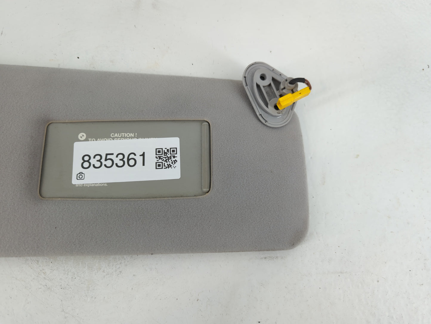 1995 Bmw 750i Sun Visor Shade Replacement Passenger Right Mirror Fits OEM Used Auto Parts - Oemusedautoparts1.com