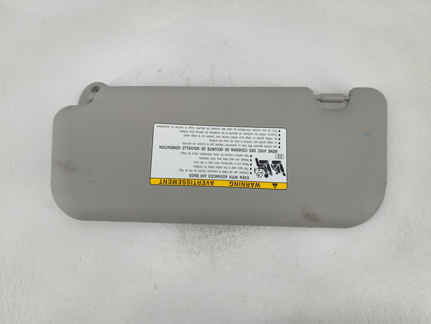 2022 Toyota Corolla Sun Visor Shade Replacement Passenger Right Mirror Fits OEM Used Auto Parts - Oemusedautoparts1.com