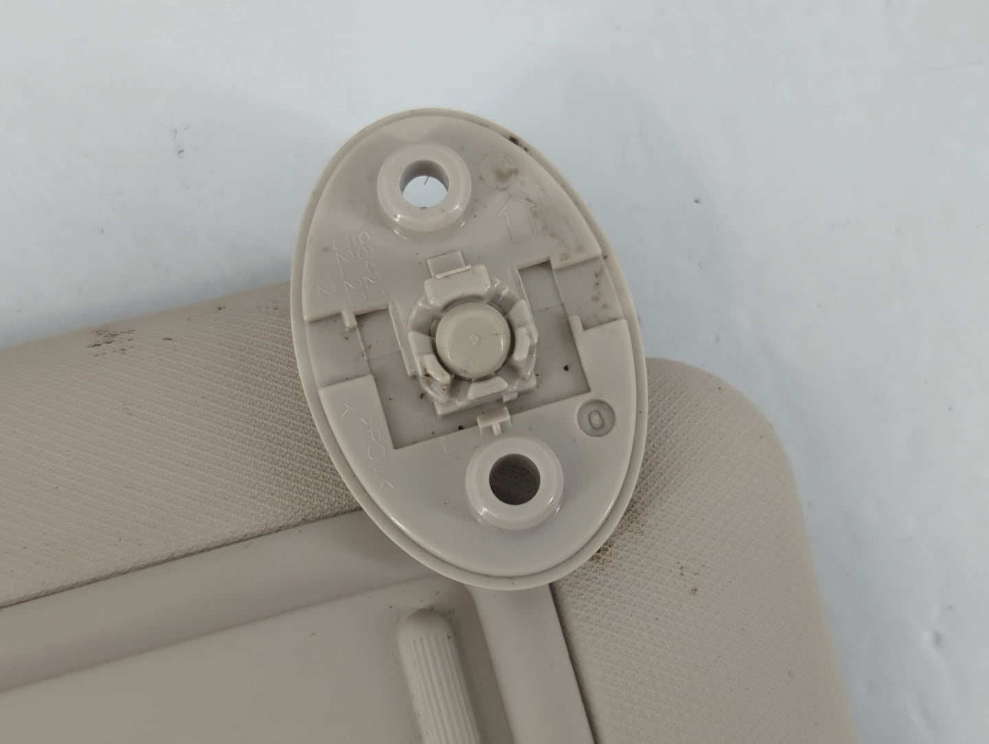 2019-2022 Toyota Corolla Sun Visor Shade Replacement Passenger Right Mirror Fits Fits 2019 2020 2021 2022 OEM Used Auto Parts - Oemusedautoparts1.com