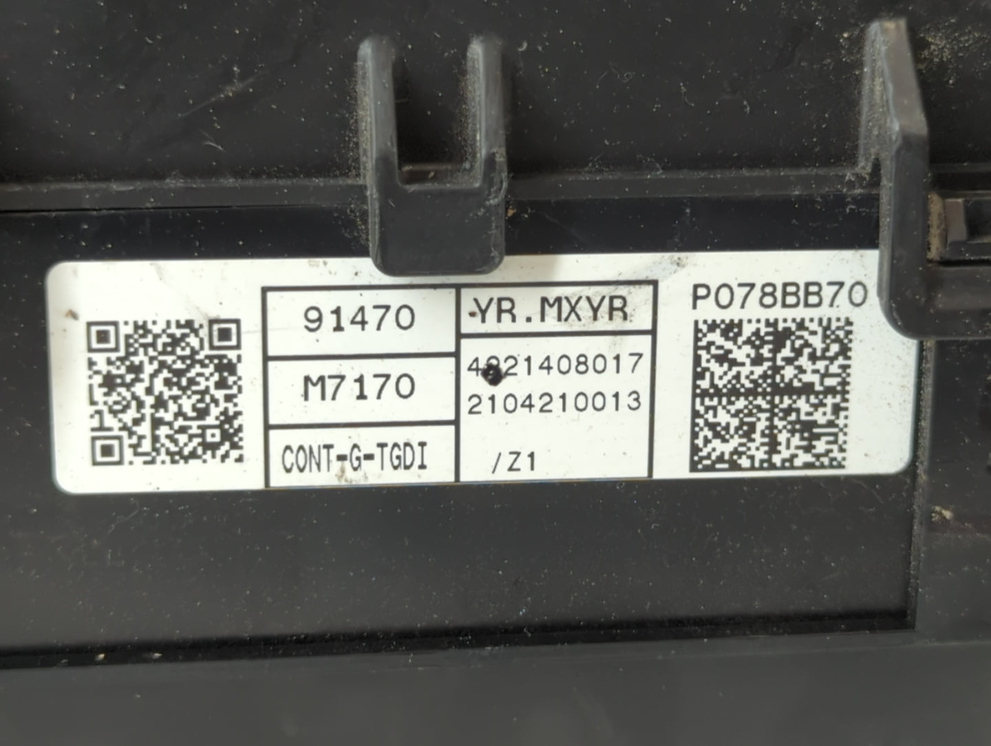 2021 Kia Forte Fusebox Fuse Box Panel Relay Module P/N:91470 M7170 Fits OEM Used Auto Parts - Oemusedautoparts1.com