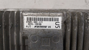 2014 Honda Accord PCM Engine Control Computer ECU ECM PCU OEM P/N:37820-5A3-L12 37820-5A2-B52, 37820-5A3-L11 Fits OEM Used Auto Parts