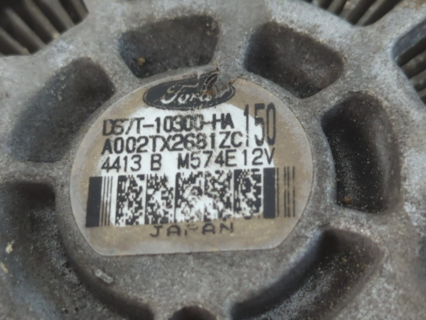 2013-2020 Ford Fusion Alternator Replacement Generator Charging Assembly Engine OEM P/N:DS7T-10300-HA Fits OEM Used Auto Parts - Oemusedautoparts1.com