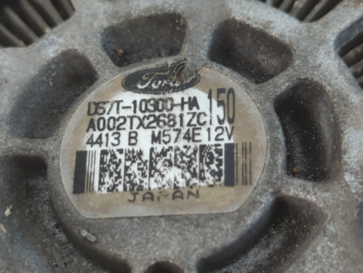 2013-2020 Ford Fusion Alternator Replacement Generator Charging Assembly Engine OEM P/N:DS7T-10300-HA Fits OEM Used Auto Parts - Oemusedautoparts1.com