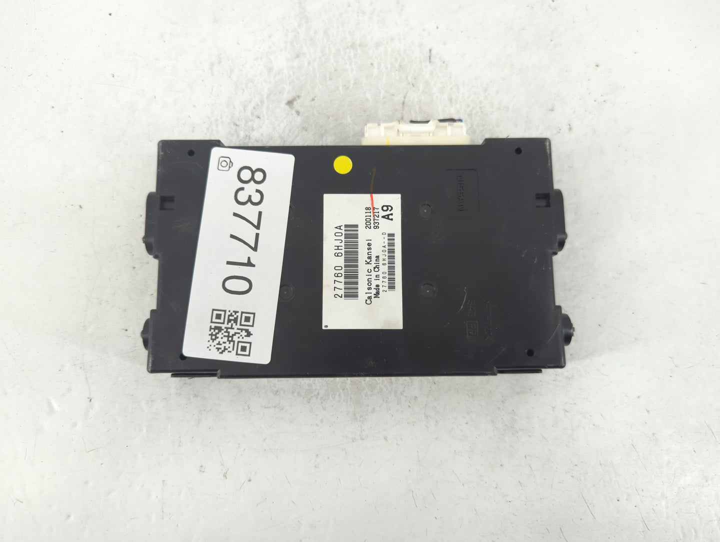 2014 Infiniti Q50 PCM Engine Control Computer ECU ECM PCU OEM P/N:27760 6HJ0A Fits OEM Used Auto Parts - Oemusedautoparts1.com