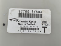 2007-2010 Hyundai Elantra PCM Engine Control Computer ECU ECM PCU OEM P/N:27760 ZY80A Fits Fits 2007 2008 2009 2010 OEM Used Auto Parts - Oemusedautoparts1.com