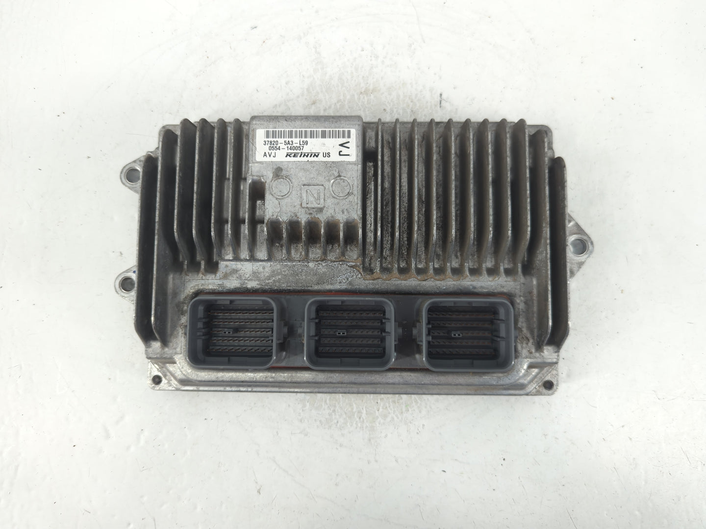 2013 Honda Accord PCM Engine Control Computer ECU ECM PCU OEM P/N:37820-5A3-L59 Fits OEM Used Auto Parts - Oemusedautoparts1.com