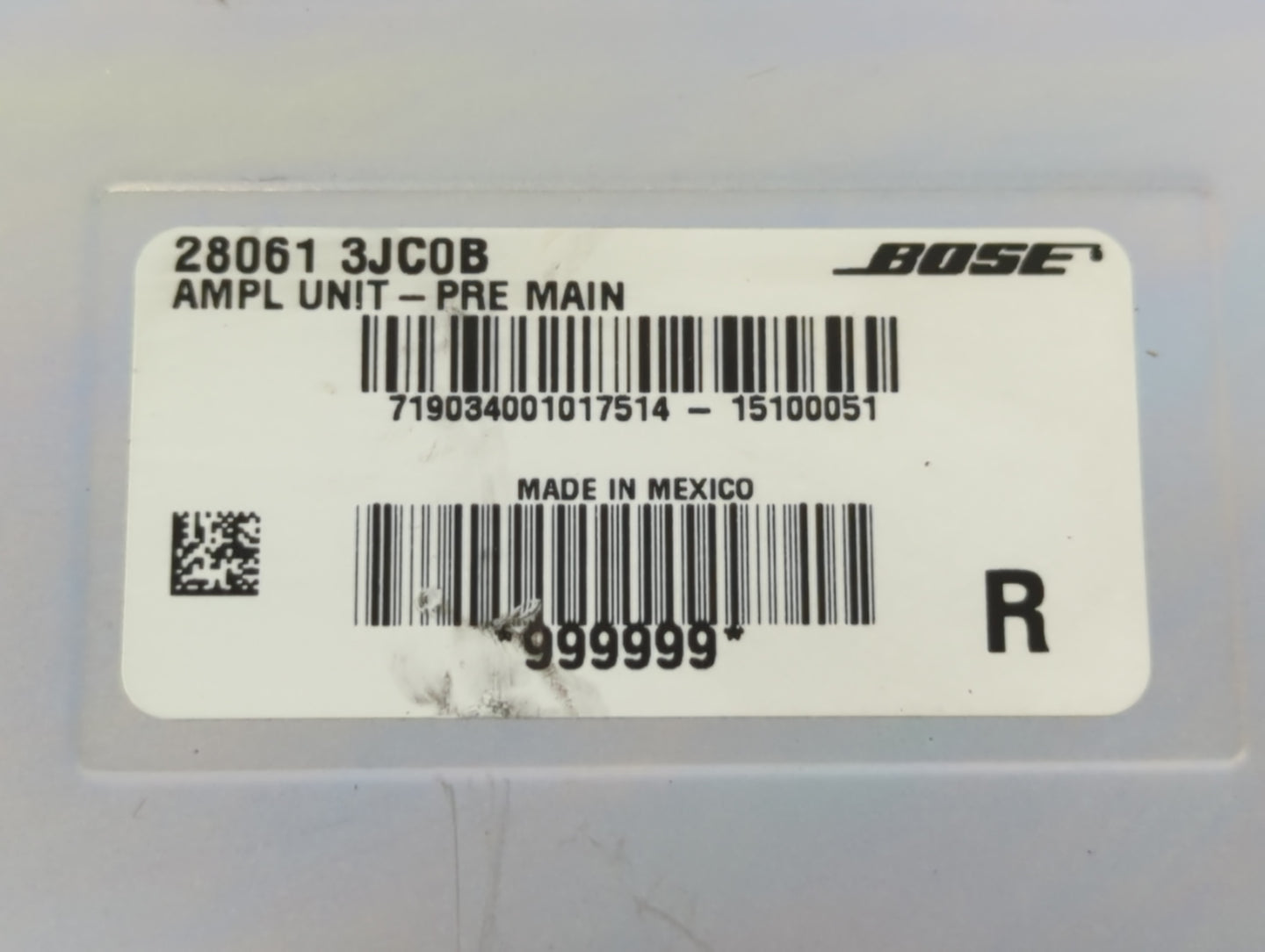 2015-2020 Infiniti Qx60 Radio AM FM Cd Player Receiver Replacement P/N:28061 3JC0B Fits Fits 2015 2016 2017 2018 2019 2020 OEM Used Auto Parts - Oemusedautoparts1.com
