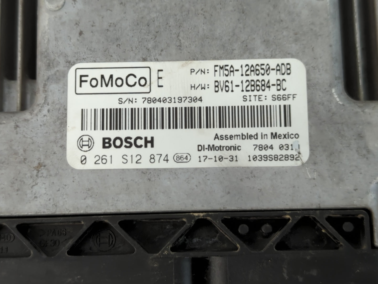 2013-2018 Ford Focus PCM Engine Control Computer ECU ECM PCU OEM P/N:BV61-12B684-BC FM5A-12A650-ADB Fits OEM Used Auto Parts - Oemusedautoparts1.com