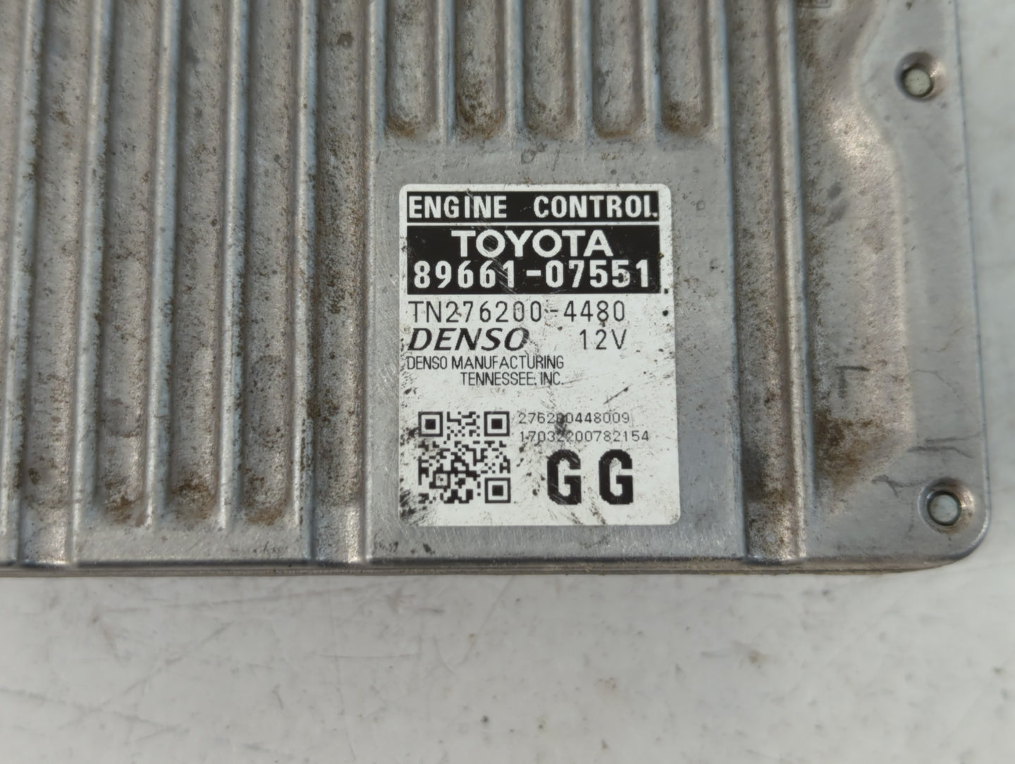 2016-2018 Toyota Avalon PCM Engine Control Computer ECU ECM PCU OEM P/N:TN276200-4480 89661-07551 Fits Fits 2016 2017 2018 OEM Used Auto Parts - Oemusedautoparts1.com
