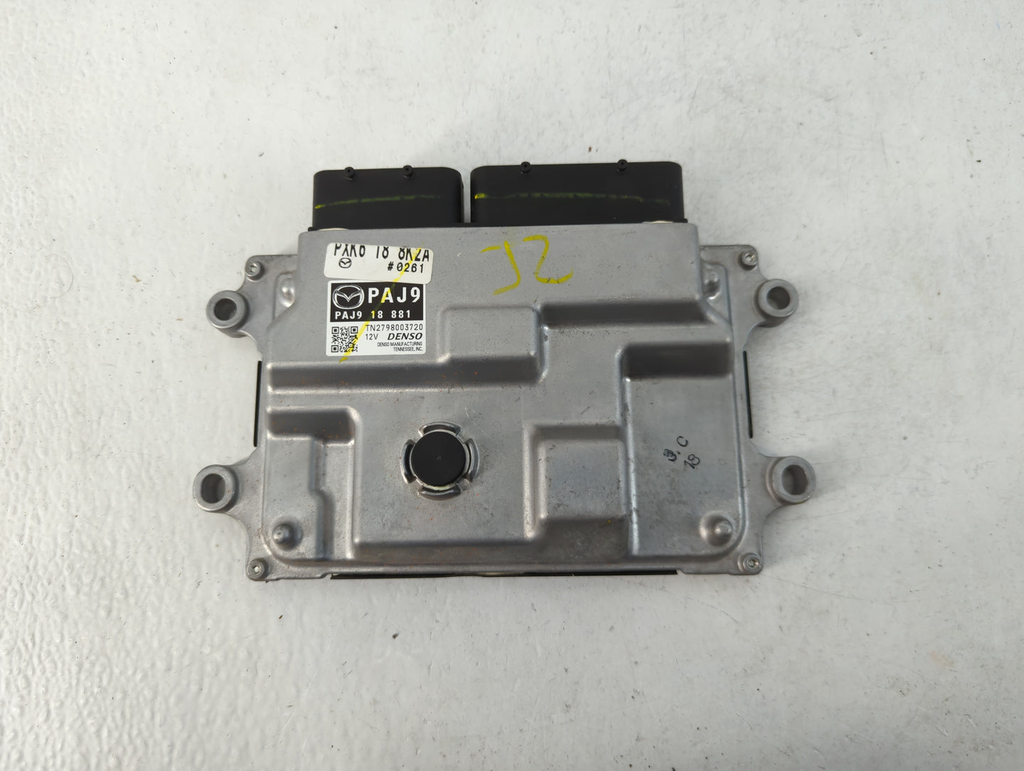 2019-2022 Mazda 3 PCM Engine Control Computer ECU ECM PCU OEM P/N:PAJ9 18 881 Fits Fits 2019 2020 2021 2022 OEM Used Auto Parts - Oemusedautoparts1.com