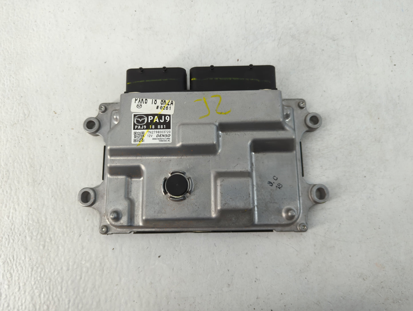 2019-2022 Mazda 3 PCM Engine Control Computer ECU ECM PCU OEM P/N:PAJ9 18 881 Fits Fits 2019 2020 2021 2022 OEM Used Auto Parts - Oemusedautoparts1.com