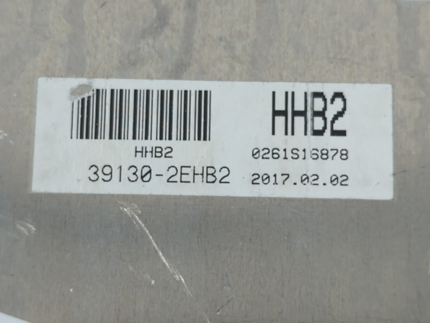 2017-2018 Kia Soul PCM Engine Control Computer ECU ECM PCU OEM P/N:39130-2EHB2 Fits Fits 2017 2018 OEM Used Auto Parts - Oemusedautoparts1.com