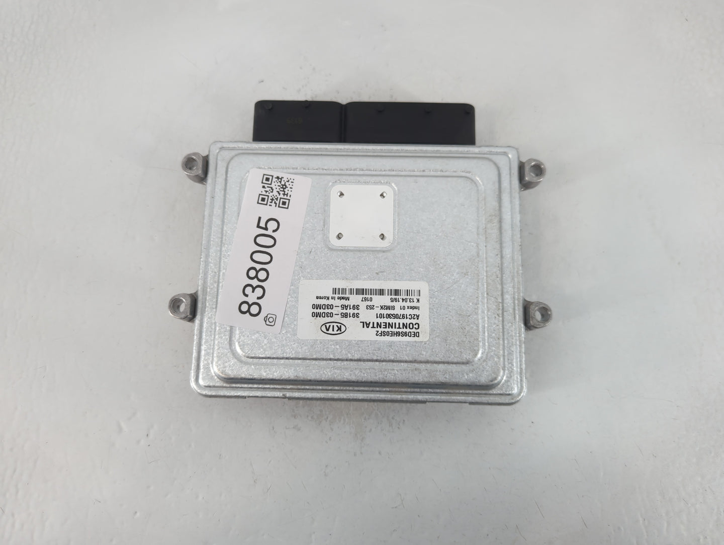 2019-2020 Kia Niro PCM Engine Control Computer ECU ECM PCU OEM P/N:391B5-03DM0 Fits Fits 2019 2020 OEM Used Auto Parts - Oemusedautoparts1.com