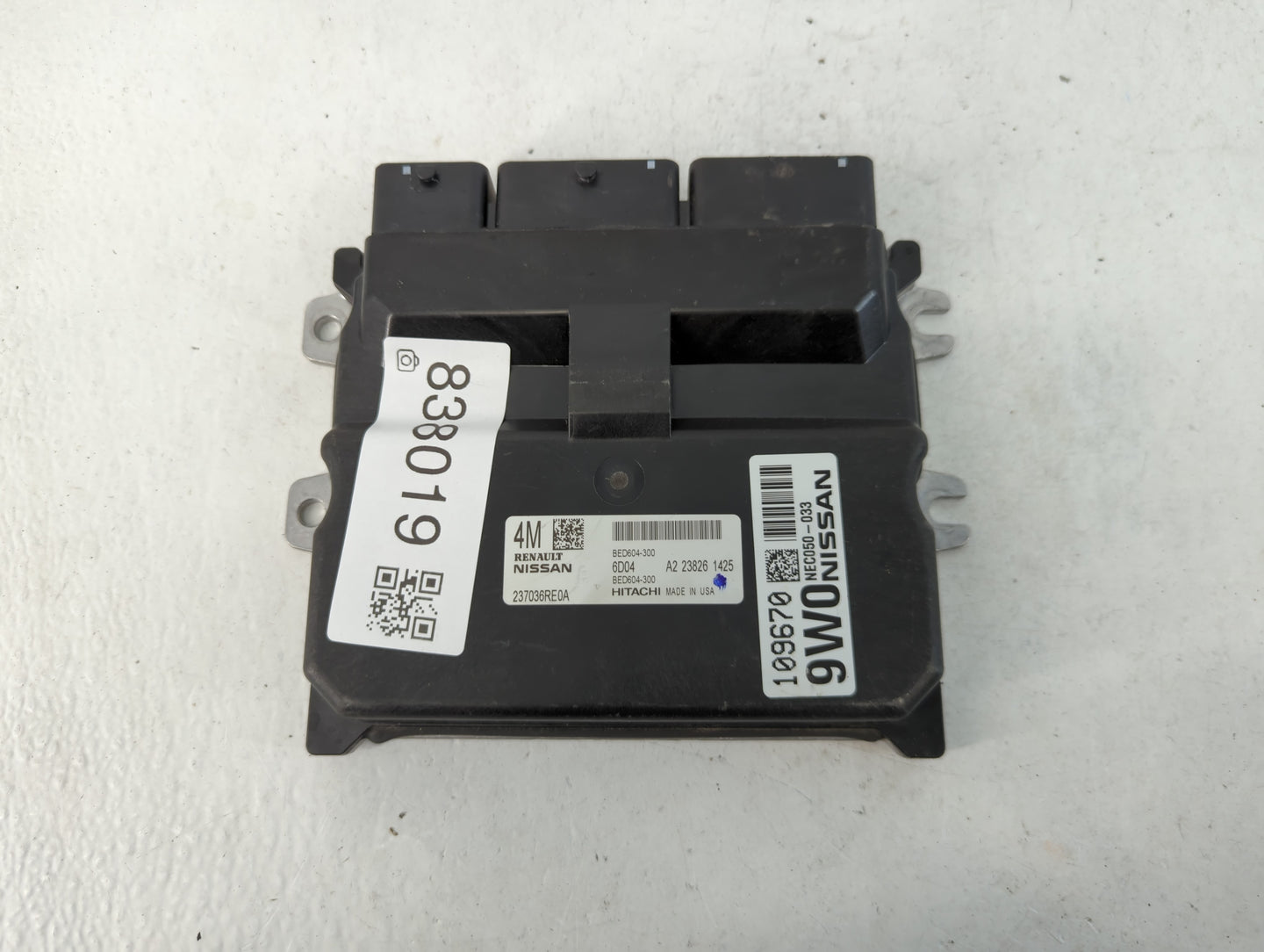 2022 Nissan Rogue PCM Engine Control Computer ECU ECM PCU OEM P/N:NEC050-035 NEC050-052, BED604-300, 237036RE0A Fits OEM Used Auto Parts - Oemusedautoparts1.com