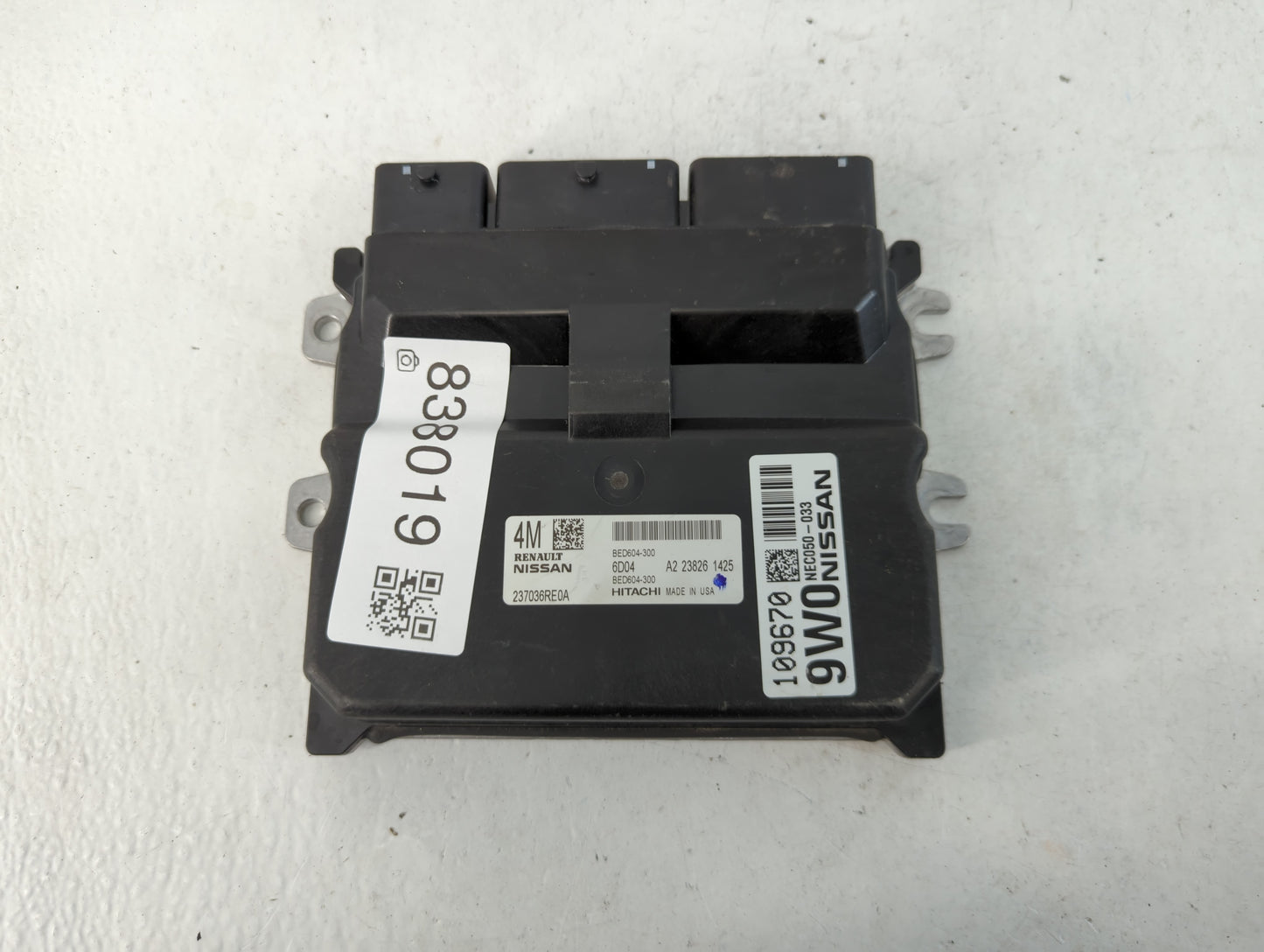 2022 Nissan Rogue PCM Engine Control Computer ECU ECM PCU OEM P/N:NEC050-035 NEC050-052, BED604-300, 237036RE0A Fits OEM Used Auto Parts - Oemusedautoparts1.com