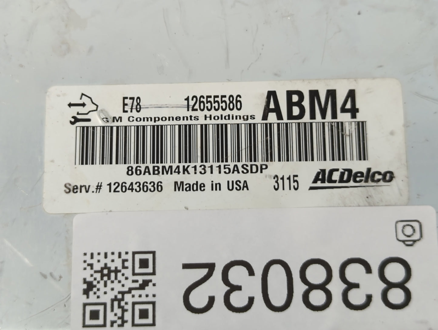 2012-2016 Chevrolet Sonic PCM Engine Control Computer ECU ECM PCU OEM P/N:12655586 Fits Fits 2011 2012 2013 2014 2015 2016 OEM Used Auto Parts - Oemusedautoparts1.com